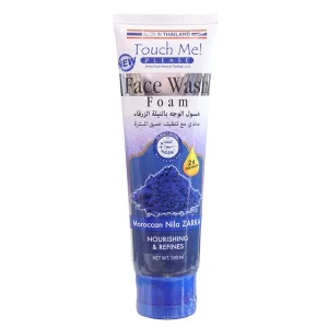 Touch me face wash foam with morrocan blue nila