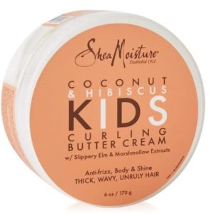 SheaMoisture coconut and hibiscus kids curling butter cream
