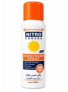 Nitro sunscreen spray